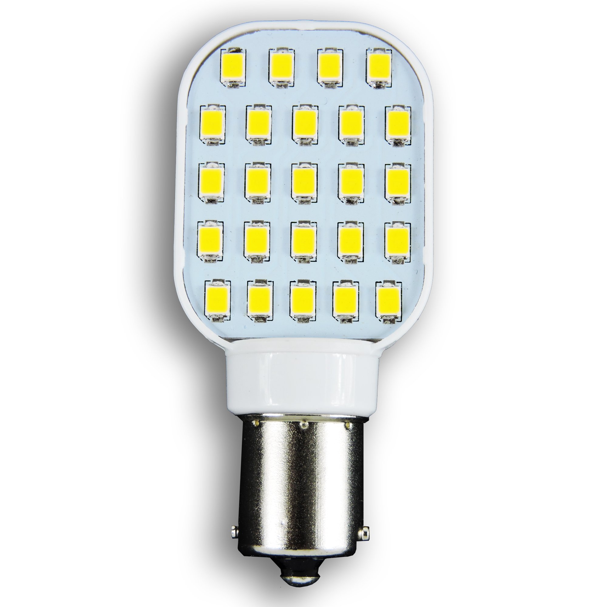 4 Pack Rotating Super Bright 300 Lumen 1141 1156 Wedge RV Interior LED Light 24-SMD Camper Trailer Lamp Bulb 10-24V Natural White (4) - Image 3