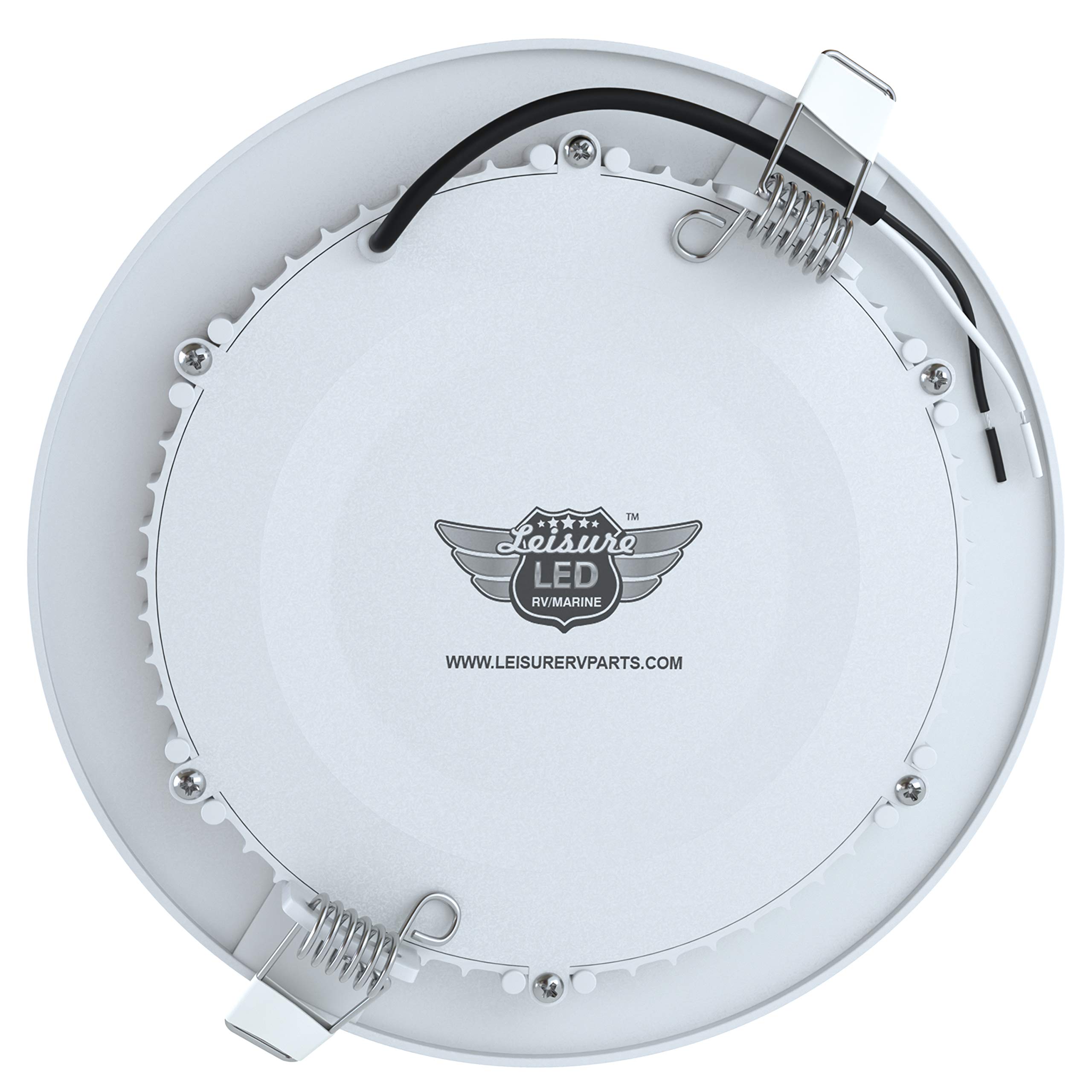 5 Pack Leisure LED RV Boat Recessed Ceiling Light 720 Lumen Super Slim LED Panel Light DC 12V 5.75" 9W Full Aluminum Downlights (Natural White) - Image 8