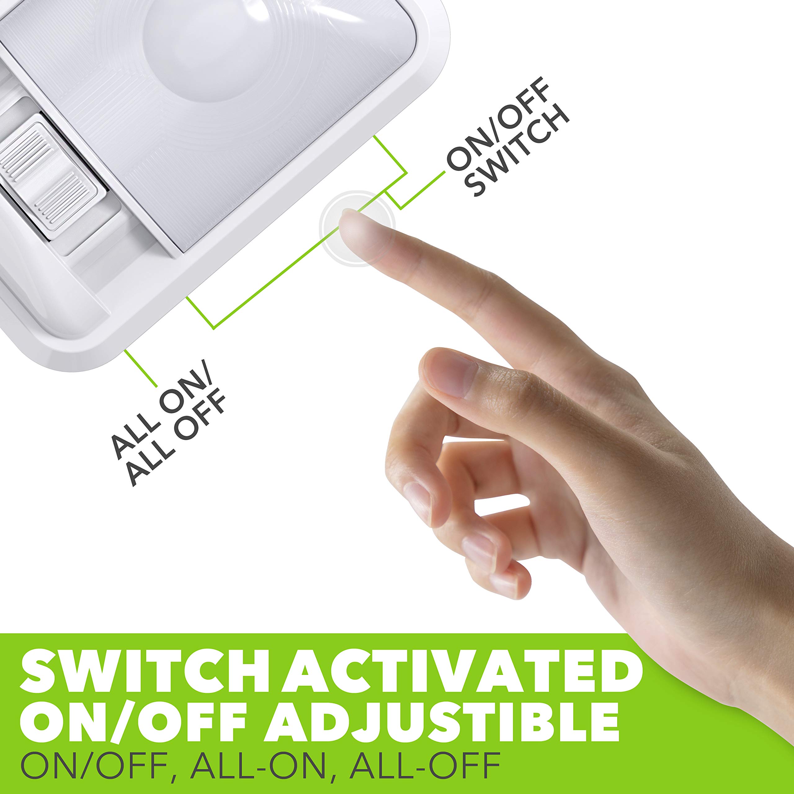 Leisure LED 2 Pack 12V RV Ceiling Dome Light RV Interior Lighting Frosted Lens for Trailer Camper with Switch, Single Dome 300LM (Frosted Lens Natural White 4000-4500K, 2-Pack) - Image 7