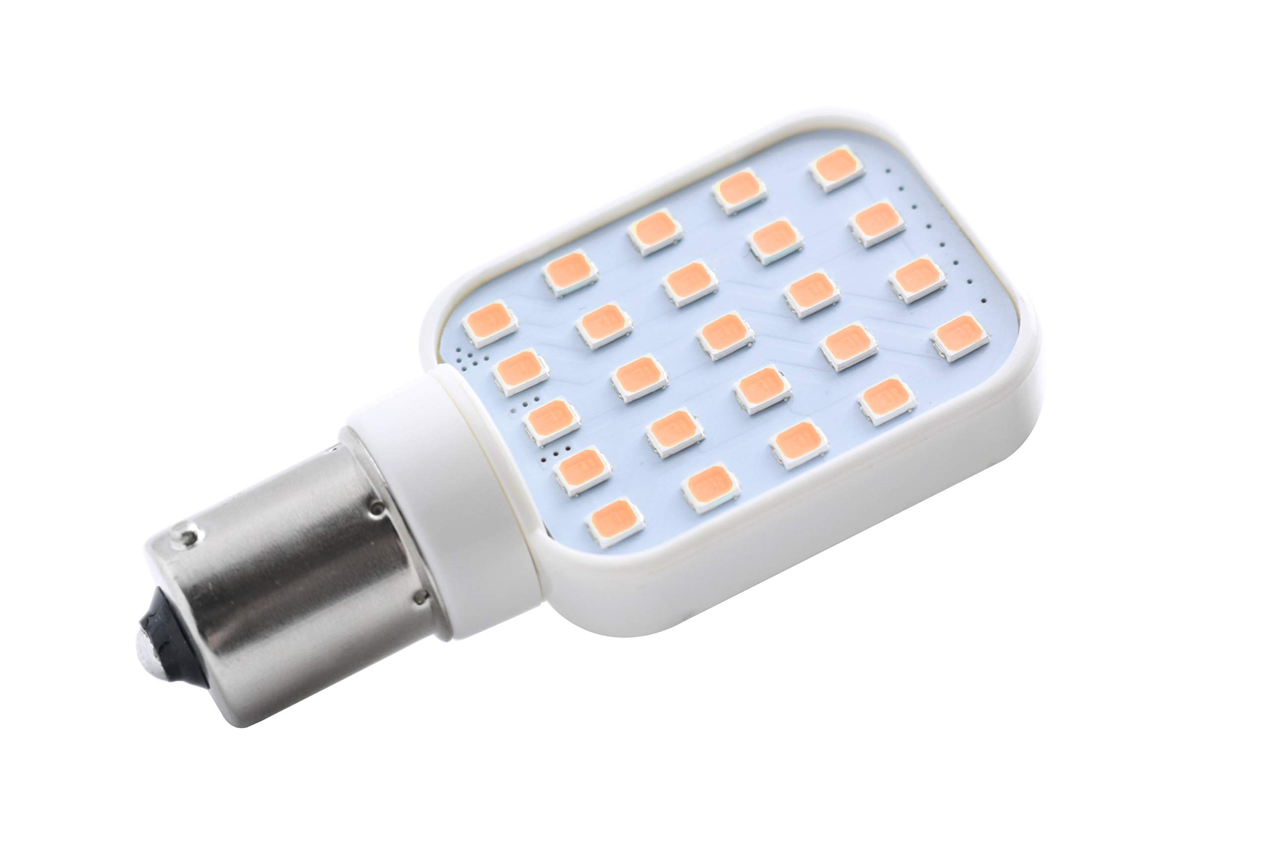 Leisure LED 2 Pack RV Interior LED Light Rotating Bulb Super Bright 312 Lumen 1141 1156 BA15S 24-SMD Camper Trailer Lamp Bulb 10-30V Warm White (2-Pack) - Image 6