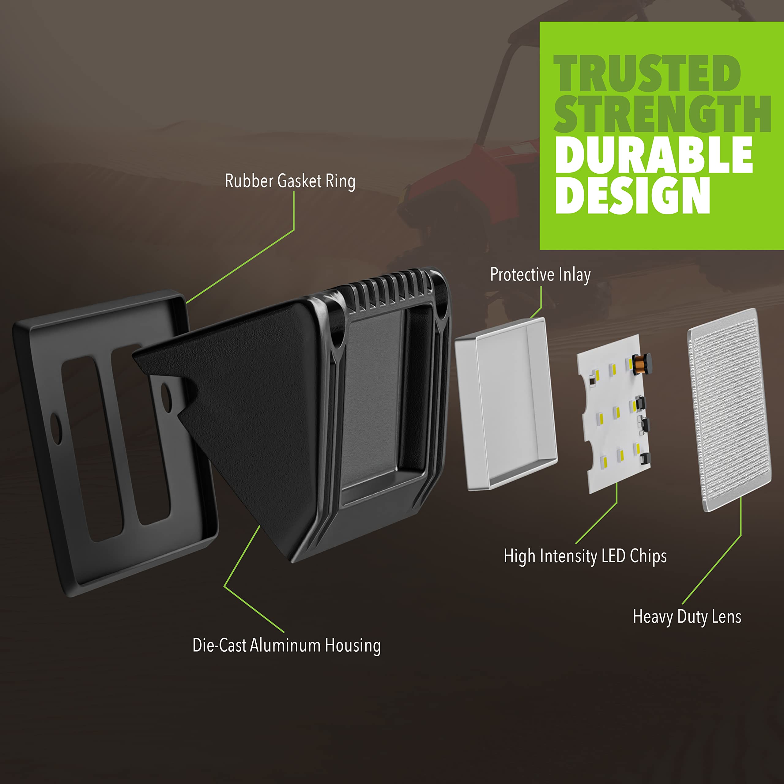 Leisure LED RV Exterior Porch Utility Light - 12v 720 Lumen 5" Lighting Fixture. Replacement Lighting for RVs, Trailers, Campers, 5th Wheels (Black) - Image 4