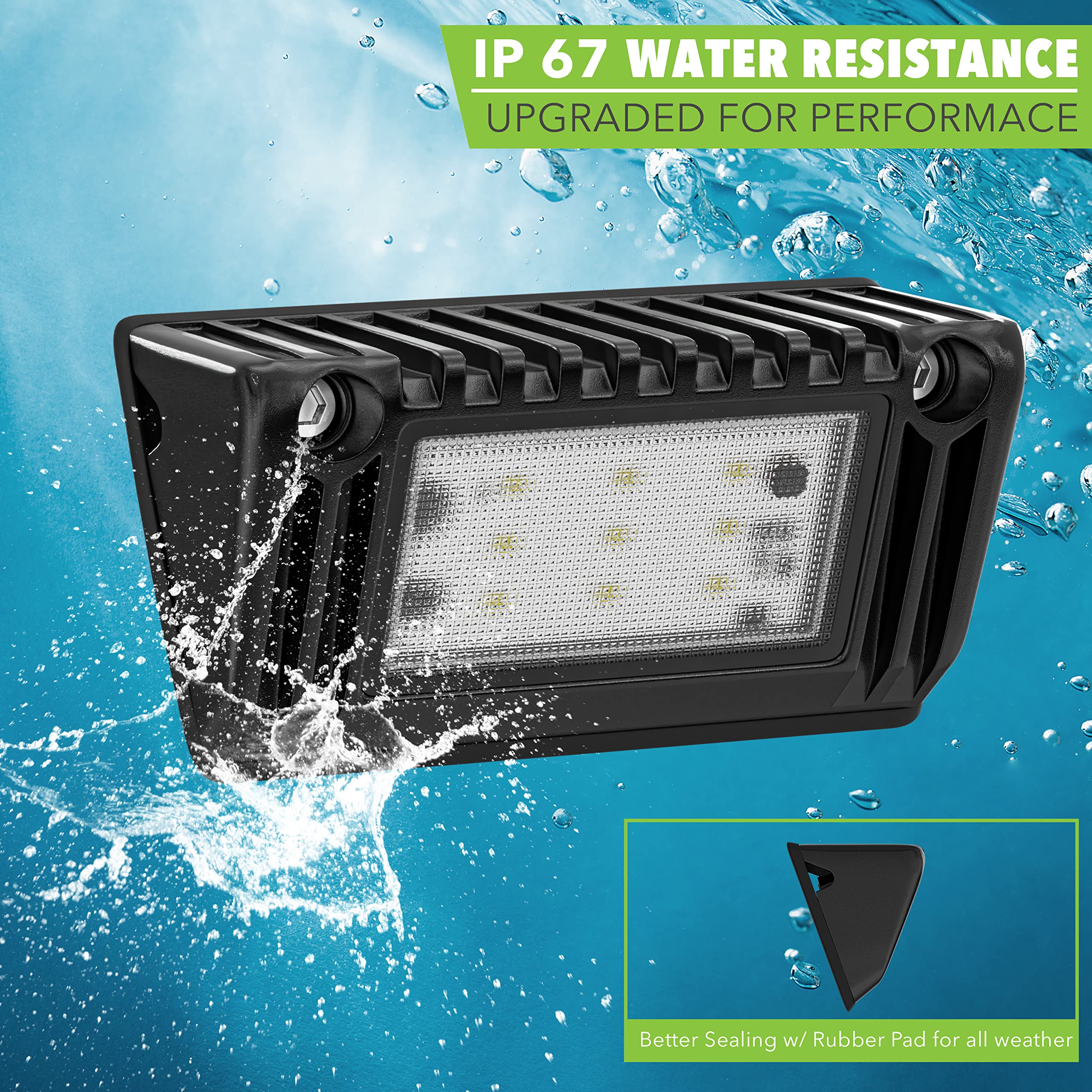 Leisure LED RV Exterior Porch Utility Light - 12v 720 Lumen 5" Lighting Fixture. Replacement Lighting for RVs, Trailers, Campers, 5th Wheels (Black) - Image 7