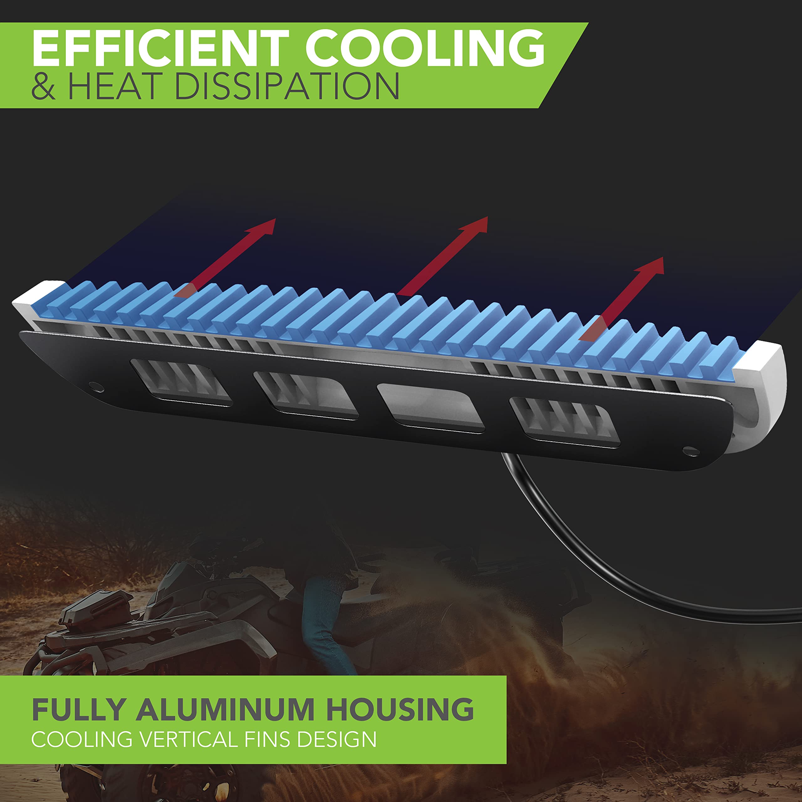 Leisure LED RV Exterior Porch Utility Light - White 12v 2500 Lumen Curved Lighting Fixture. Replacement Lighting for RVs, Trailers, Campers, 5th Wheels… (White) - Image 6