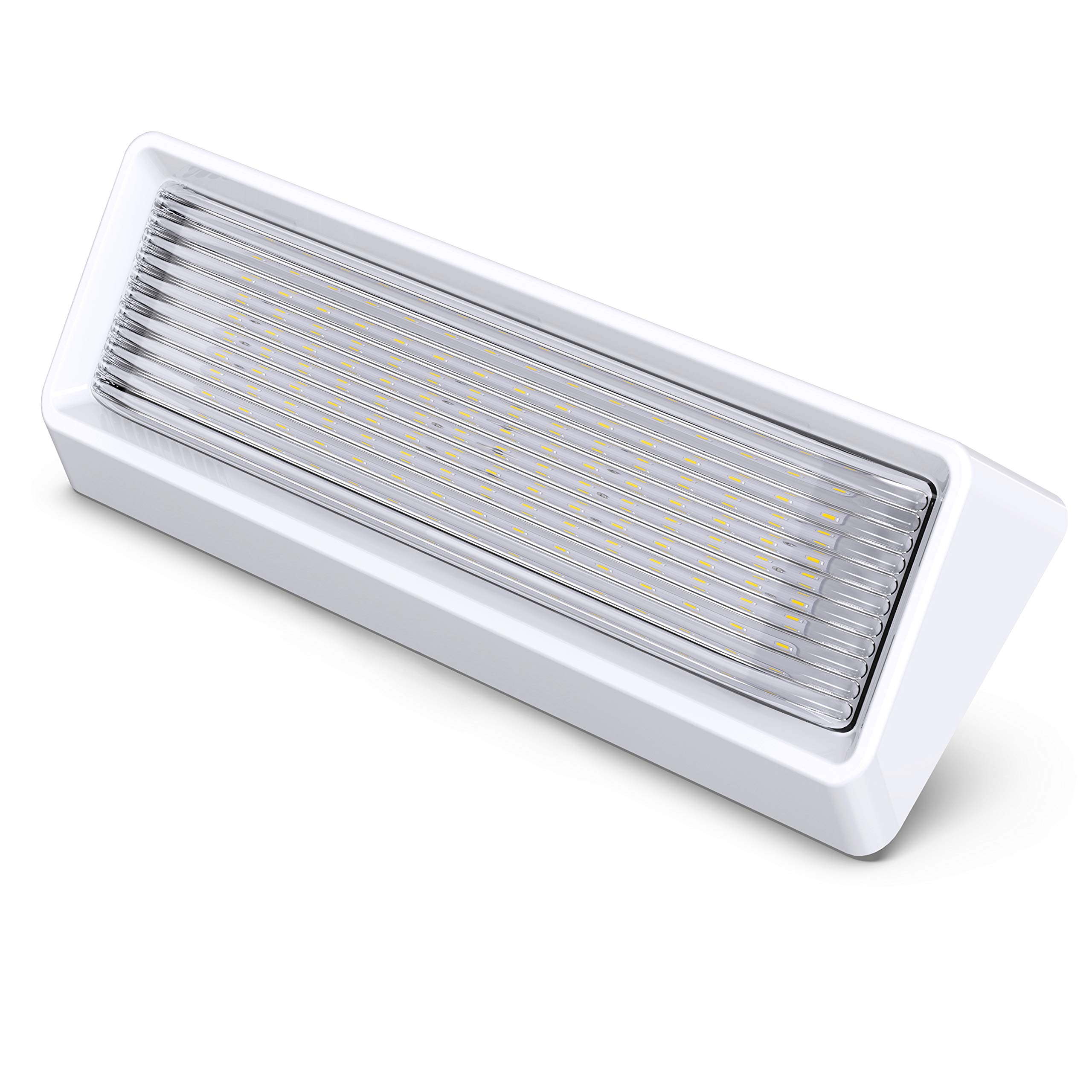 Leisure LED RV Exterior Porch Utility Light XL 12v 650 Lumen Lighting Fixture. Replacement Lighting for RVs, Trailers, Campers, 5th Wheels White Base Clear Lens (White, 1-Pack) - Image 3