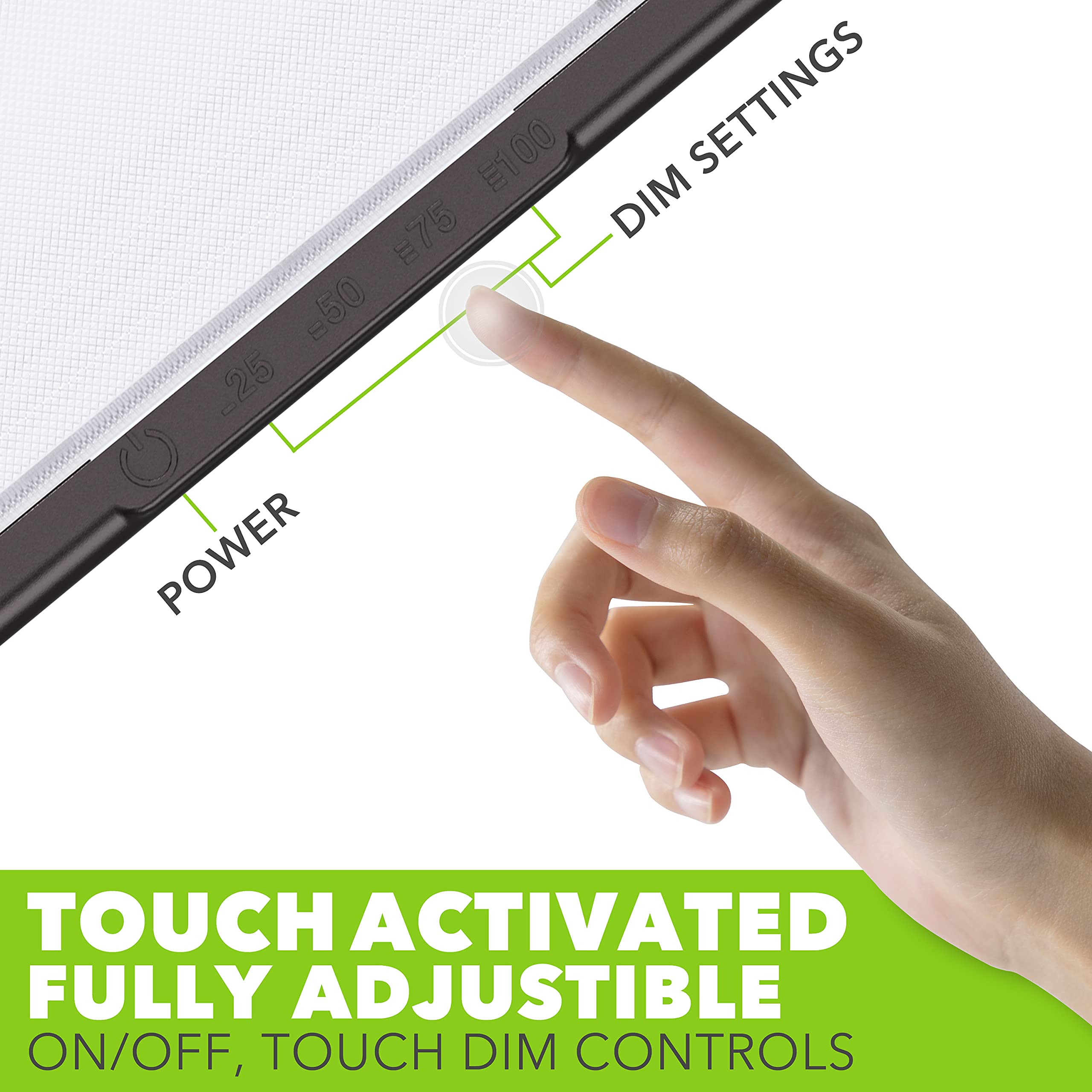 Leisure LED RV LED Ceiling Light Fixture 1450 Lumen with Touch Dimmer Switch Interior Burnt Bronze Lighting for Car/RV/Trailer/Camper/Boat DC 12V Natural White 4000-4500K (1-Pack) - Image 3