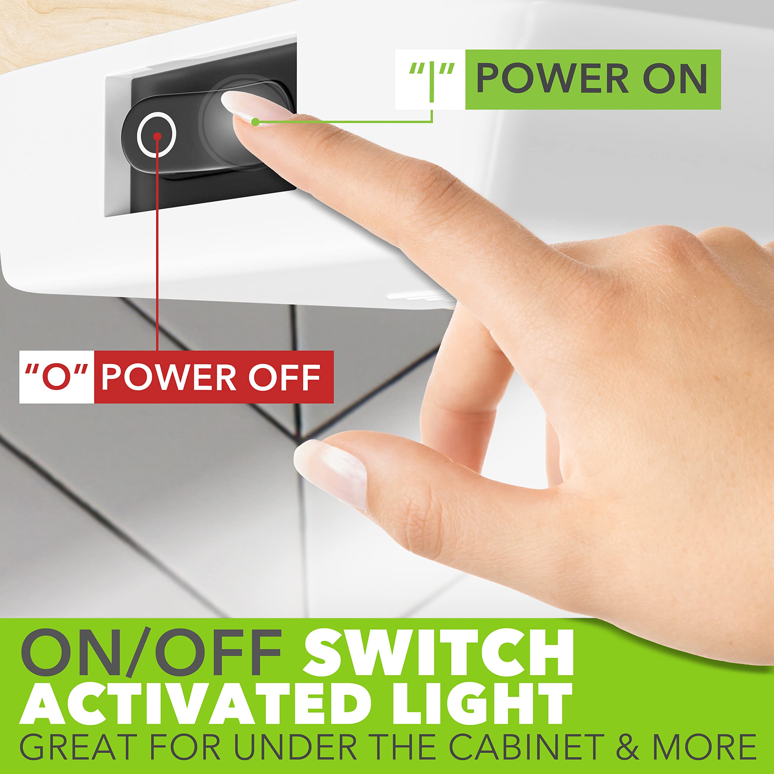 Leisure LED RV LED Ceiling Light Fixture with ON/Off Switch 18.5" 5000K Natural White12V/24V DC 1440 Lumen, LED Interior Light Fixture/Van Cargo Area Light for RV & Utility (18.5" 1440LM NW) - Image 3